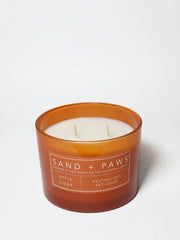 Sand + Paws Apple Cider 12 oz scented candle