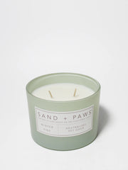 Sand + Paws Winter Pine 12oz scented candle