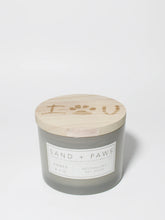 Sand + Paws Amber & Fig 12 oz scented candle