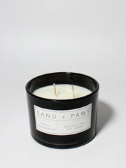 Sand + Paws Vanilla Sandalwood 12 oz scented candle