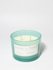 Sand + Paws Fresh Jasmine 12 oz scented candle