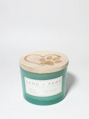 Sand + Paws Fresh Jasmine 12 oz scented candle