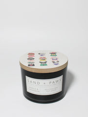 Sand + Paws Saddle & Cardamom 12 oz scented candle