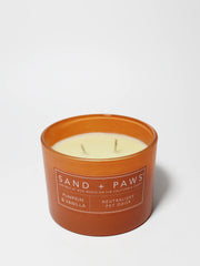 Sand + Paws Pumpkin & Vanilla 12 oz scented candle