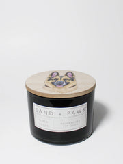 Sand + Paws Black Cedar 12 oz scented candle