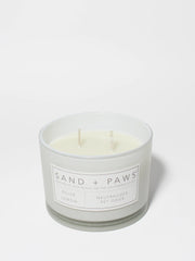 Sand + Paws Olive Lemon 12 oz scented candle