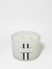 Teakwood 12 oz scented candle