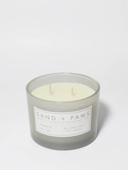 Sand + Paws Amber & Fig 12 oz scented candle