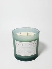 Sand + Paws White Vanilla 21 oz scented candle