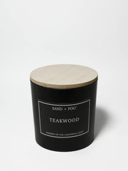 Teakwood 21 oz scented candle