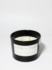 Sand + Paws Teakwood 12 oz scented candle
