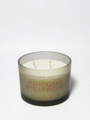 Mahogany & Teakwood 12 oz scented candle