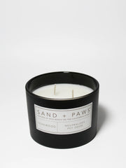 Sand + Paws Teakwood 12 oz scented candle