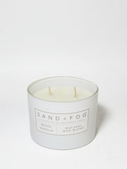 White Vanilla 12 oz scented candle