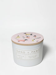 Sand + Paws Vanilla Oud 12 oz scented candle