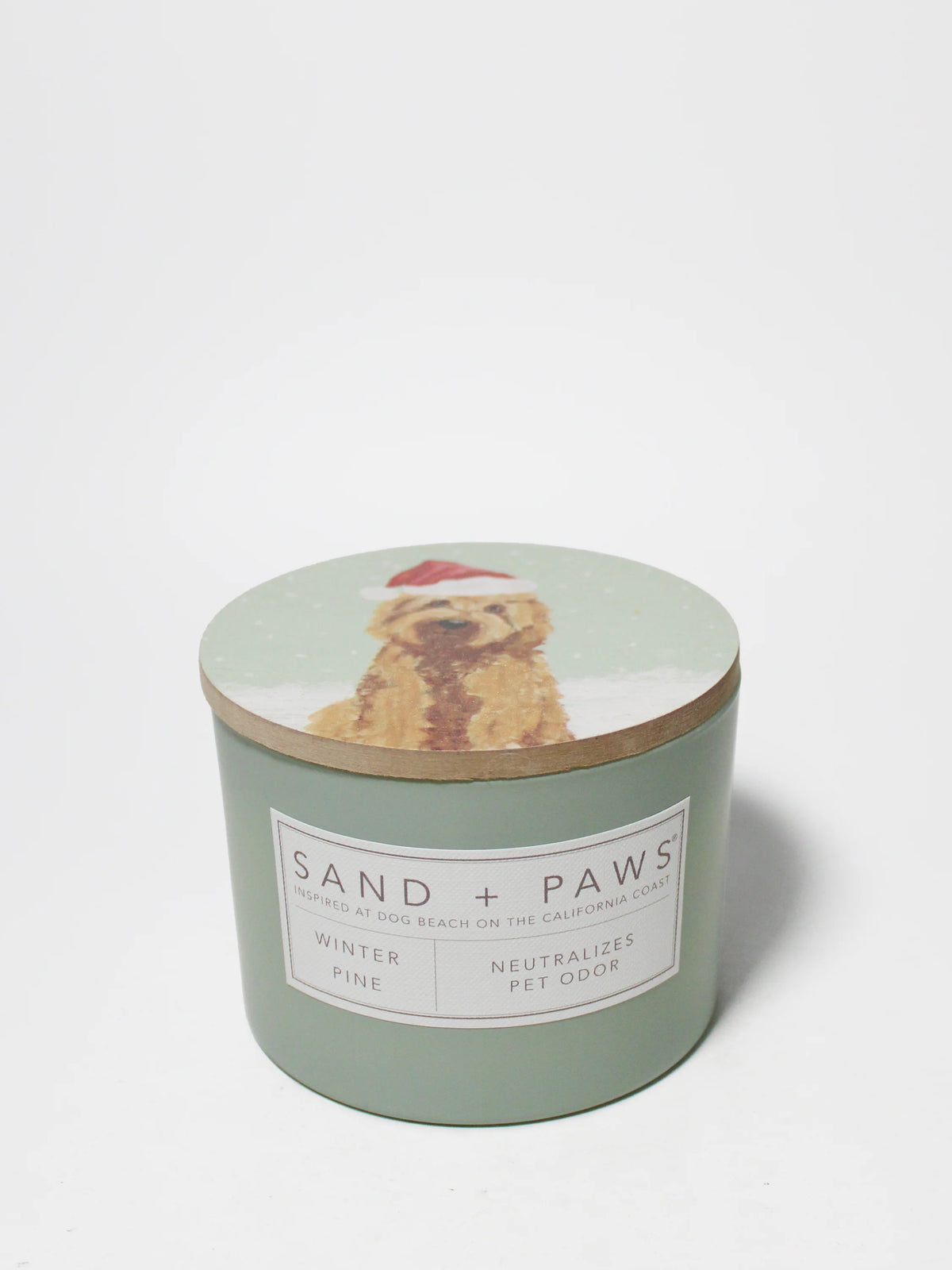 Sand + Paws Winter Pine 12oz scented candle