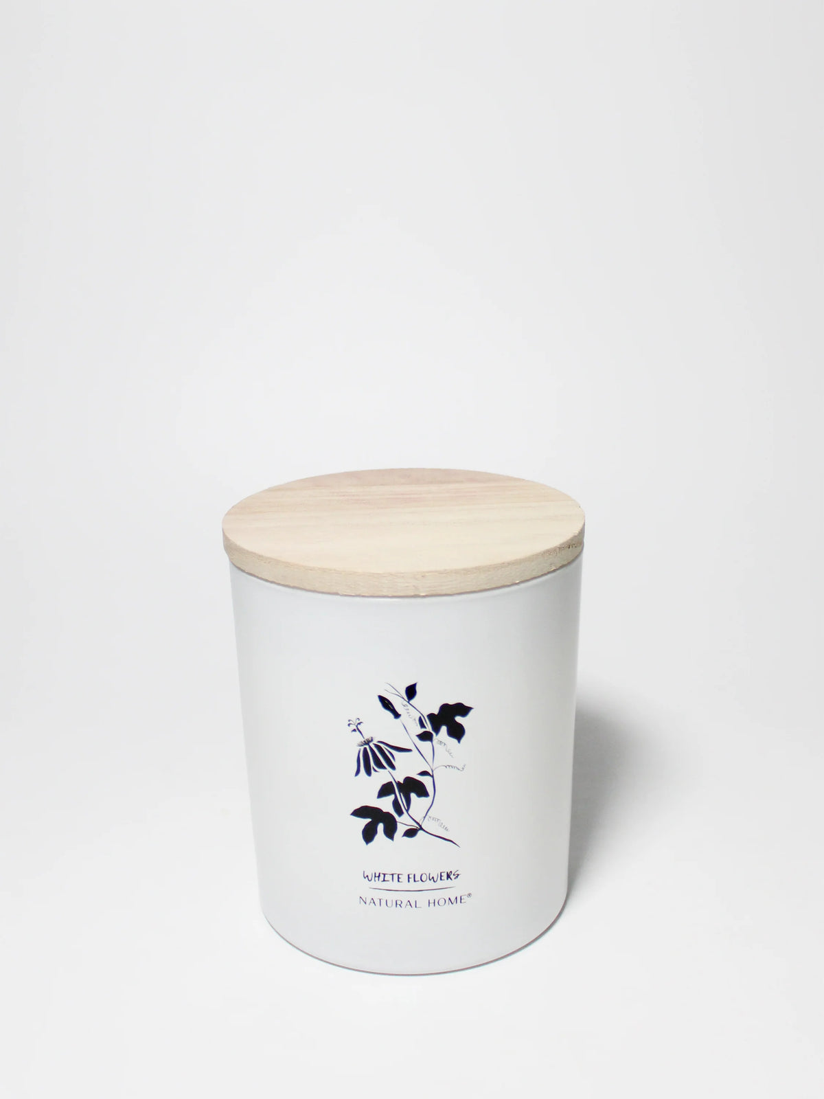 White Flowers Natural Home 11.5 oz scented candle