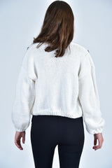 SISTER BLOOM NAVY FLORAL Button Front Cardigan