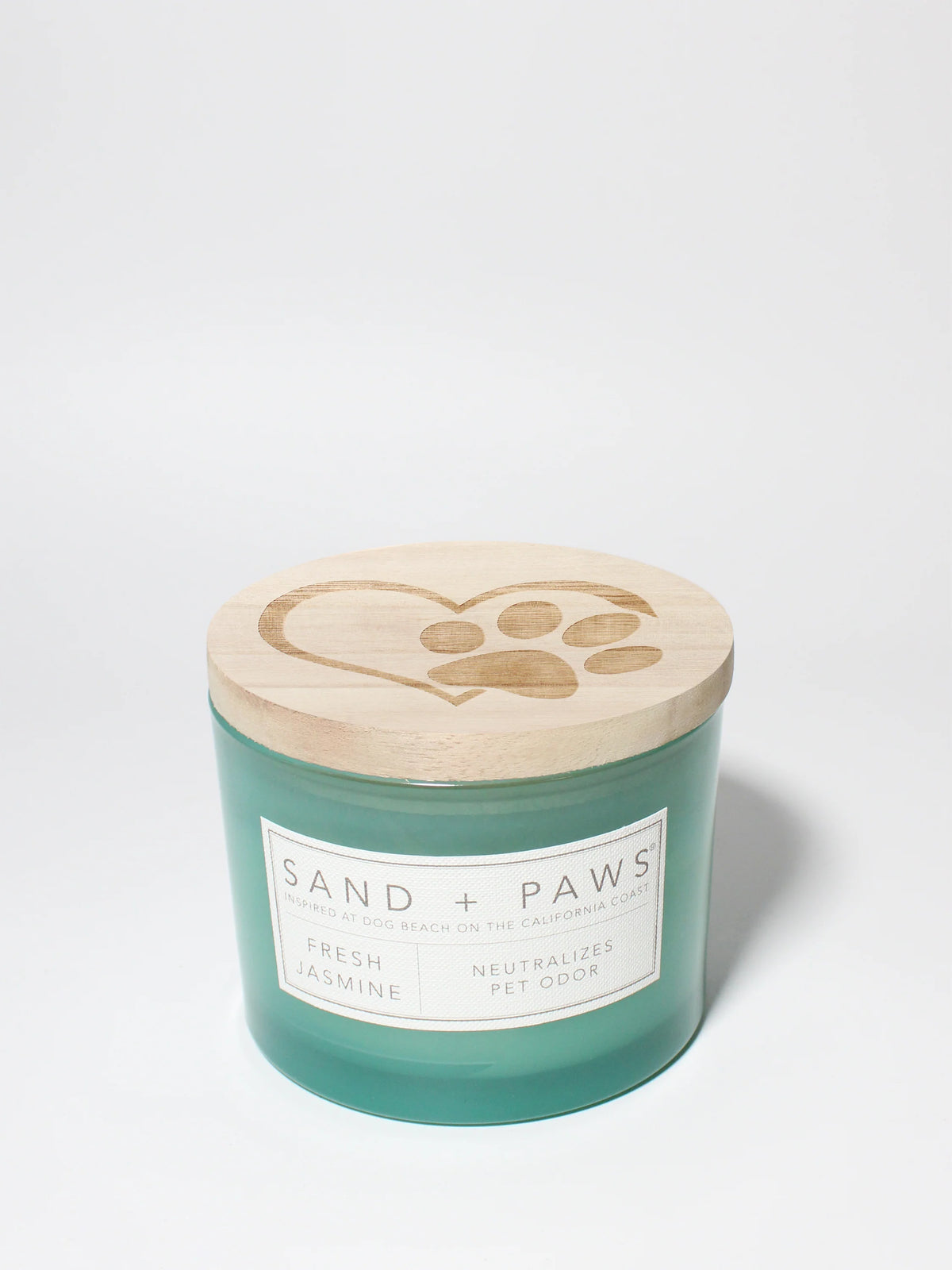 Sand + Paws Fresh Jasmine 12 oz scented candle