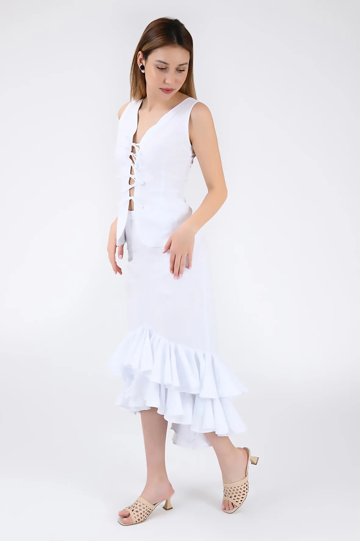 FLAMEN SKIRT SET (Wanga Collection)