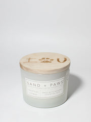 Sand + Paws Tropical Citrus 12 oz scented candle