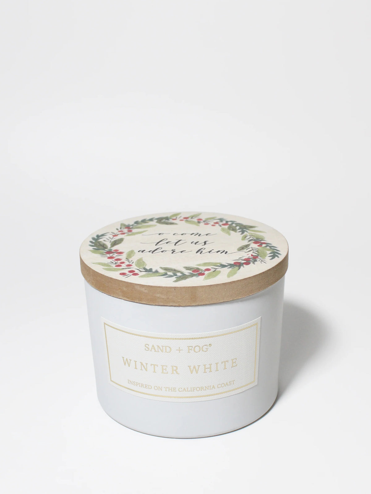 Winter White 12 oz scented candle