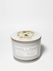 Sand + Paws Mango Tangerine 12 oz scented candle