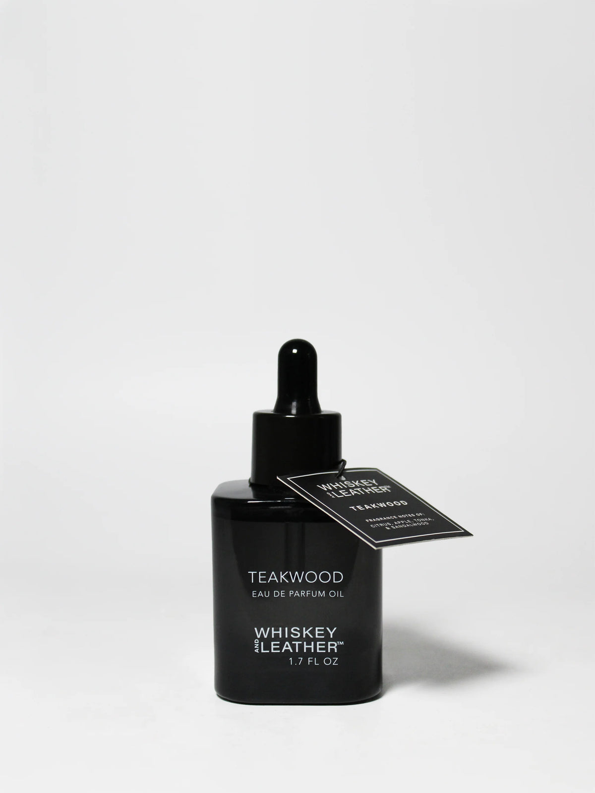 Teakwood 50ml Whiskey and Leather Perfume Oil Dropper