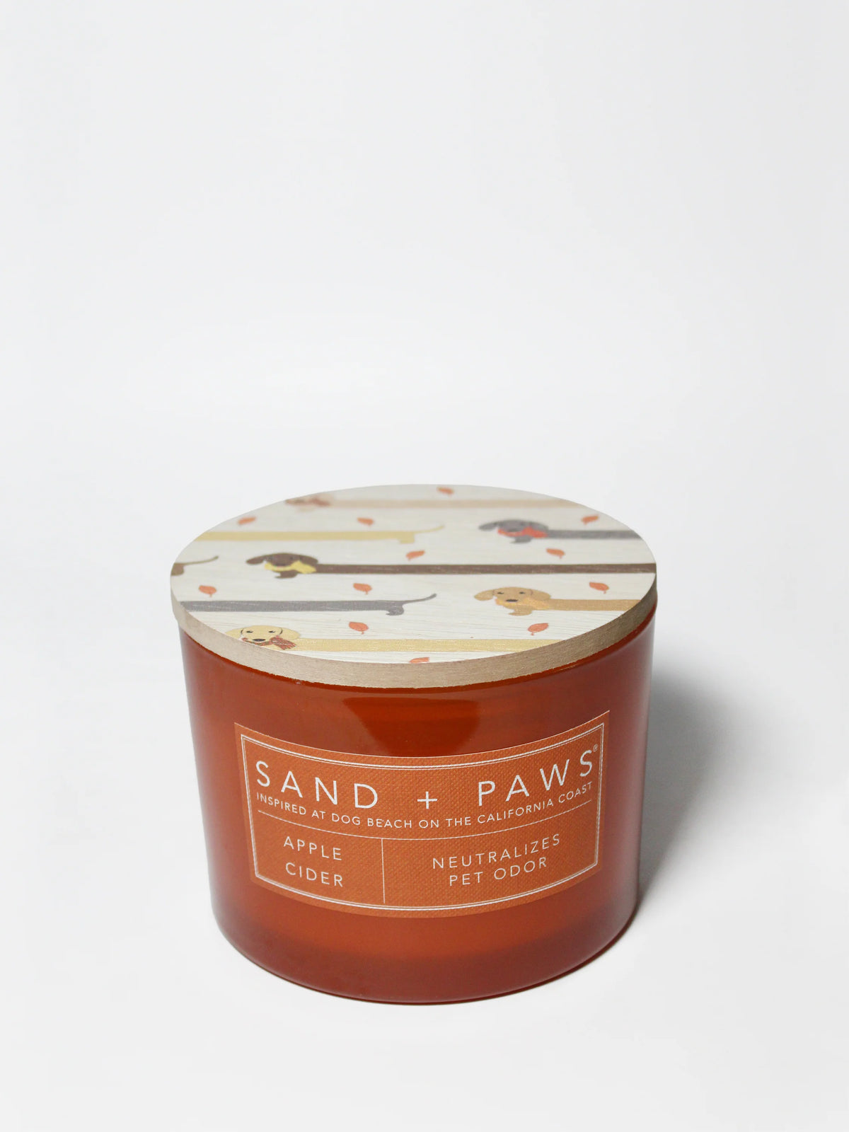 Sand + Paws Apple Cider 12 oz scented candle