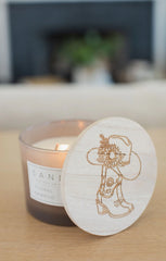 Floral Bamboo 12 oz scented candle