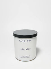 Crisp White 10 oz scented candle