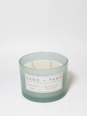 Sand + Paws Eucalyptus Mint 12 oz scented candle