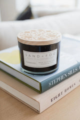 Teakwood 12 oz scented candle