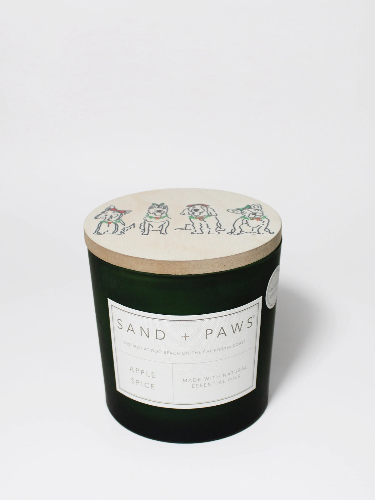 Sand + Paws Apple Spice 21 oz scented candle