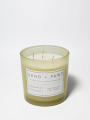 Sand + Paws Pineapple Coconut 21 oz scented candle