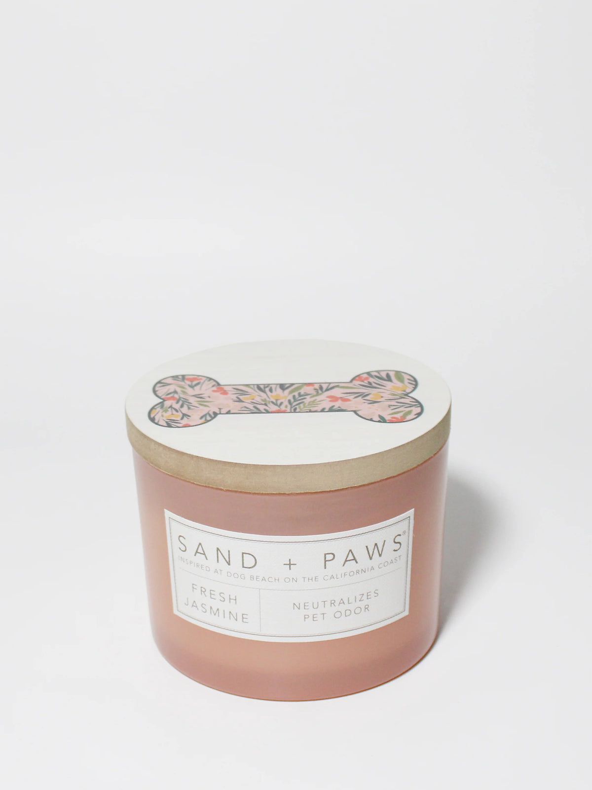 Sand + Paws Fresh Jasmine 12 oz scented candle