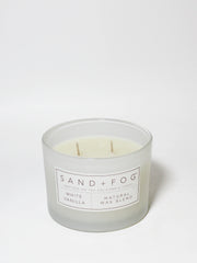 White Vanilla 12 oz scented candle