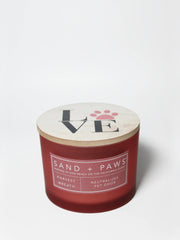 Sand + Paws Harvest Wreath 12 oz scented candle