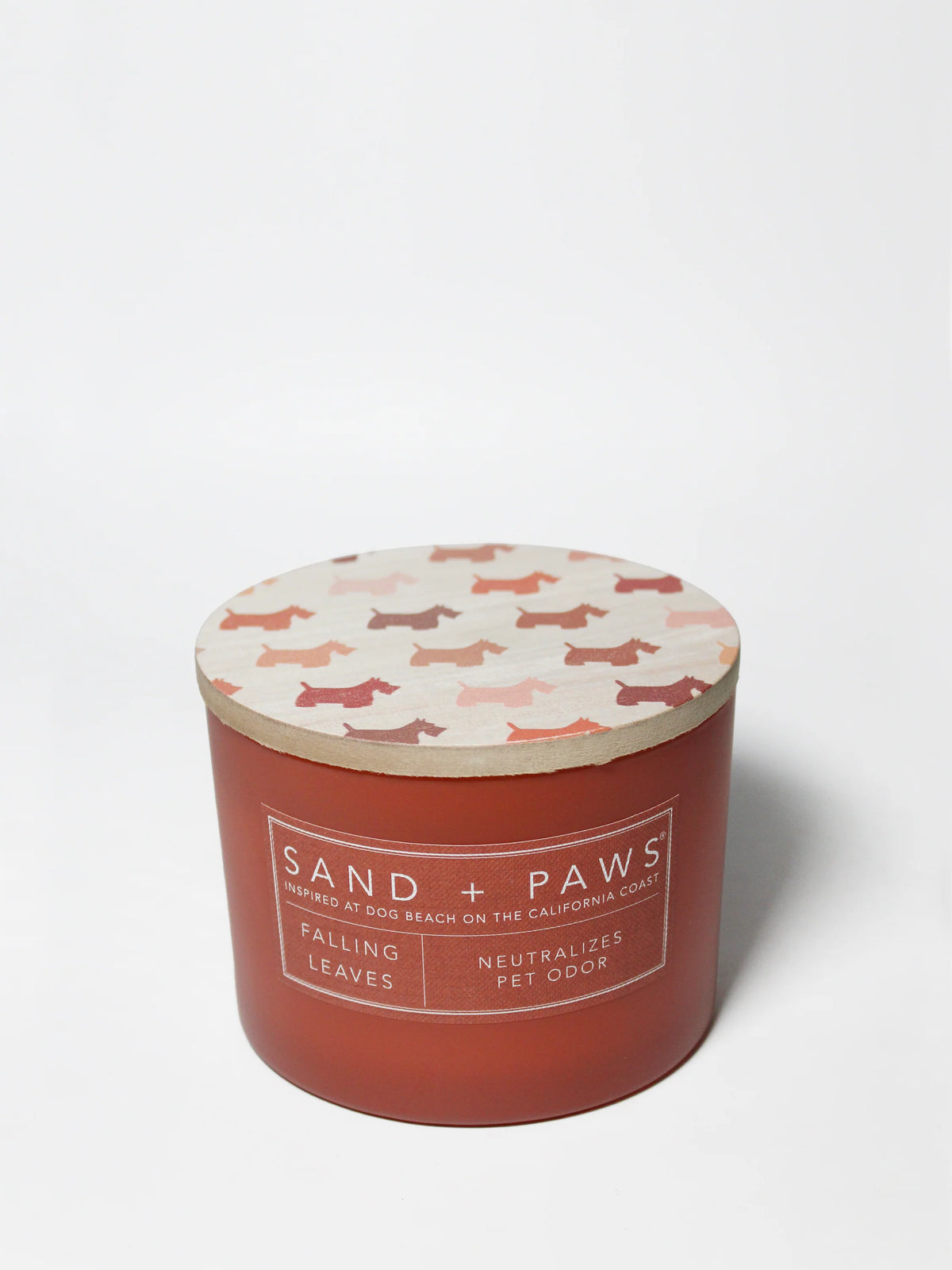 Sand + Paws Falling Leaves 12 oz scented candle