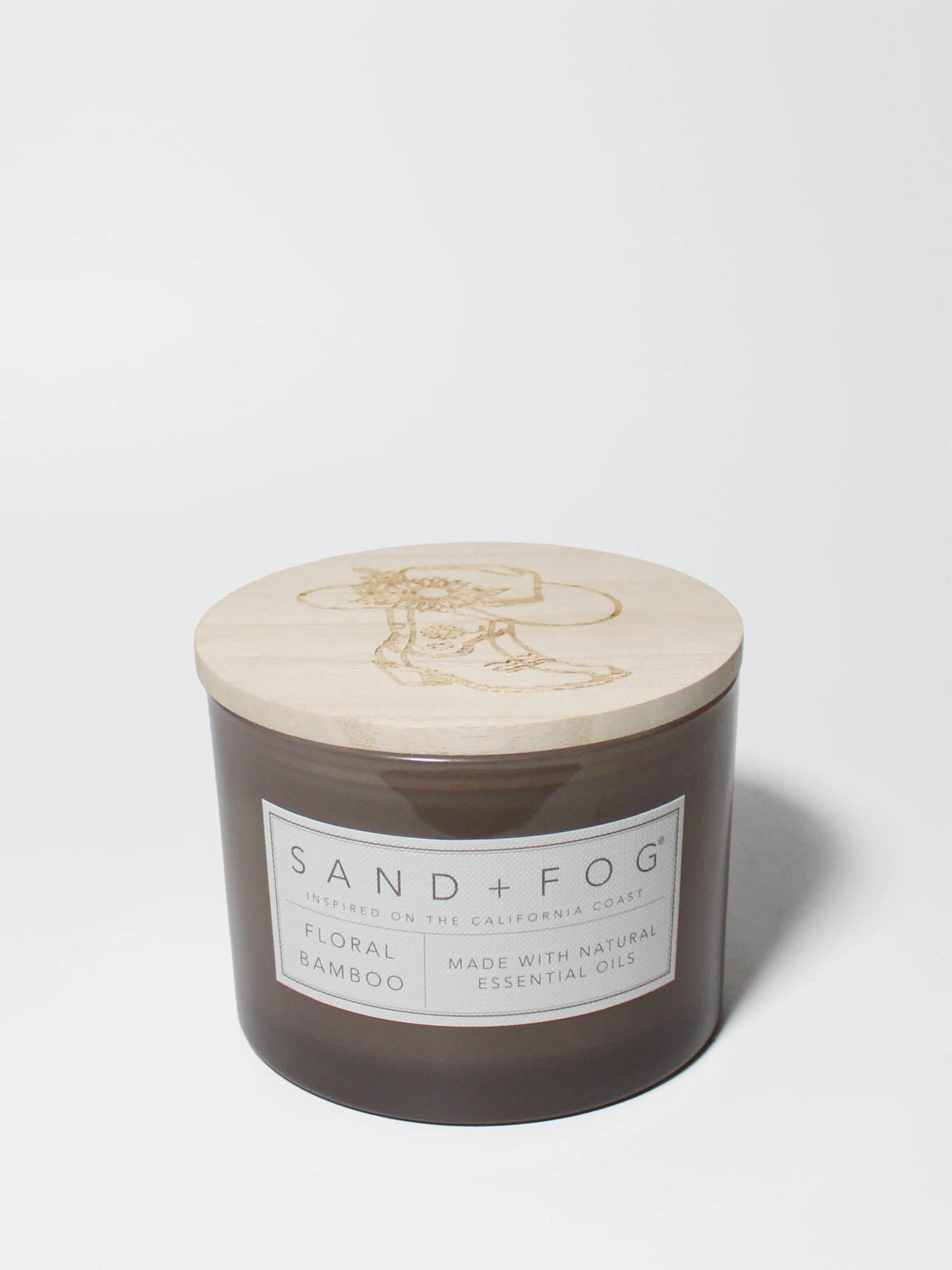 Floral Bamboo 12 oz scented candle