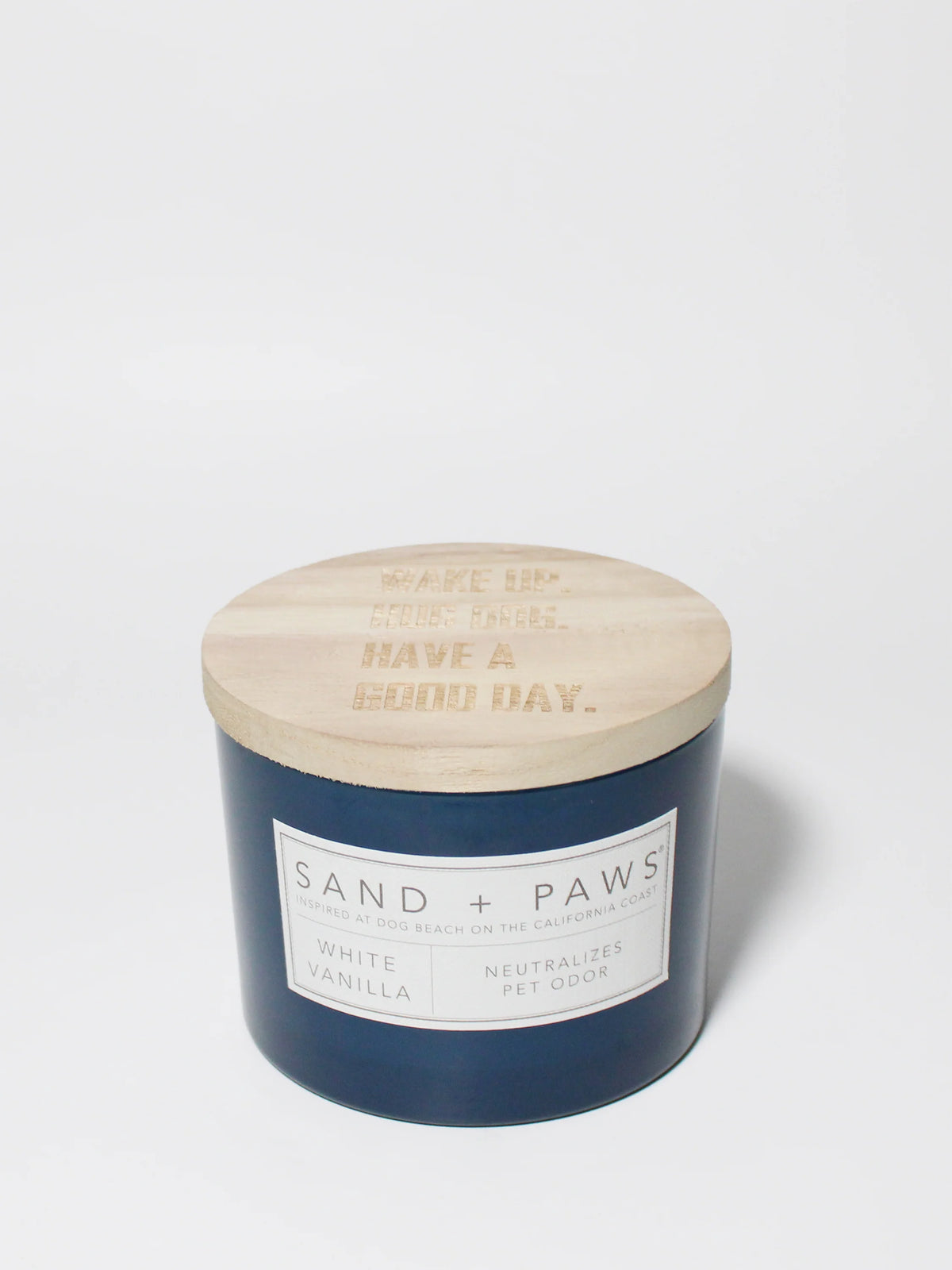 Sand + Paws White Vanilla 12 oz scented candle
