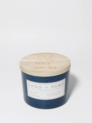 Sand + Paws White Vanilla 12 oz scented candle