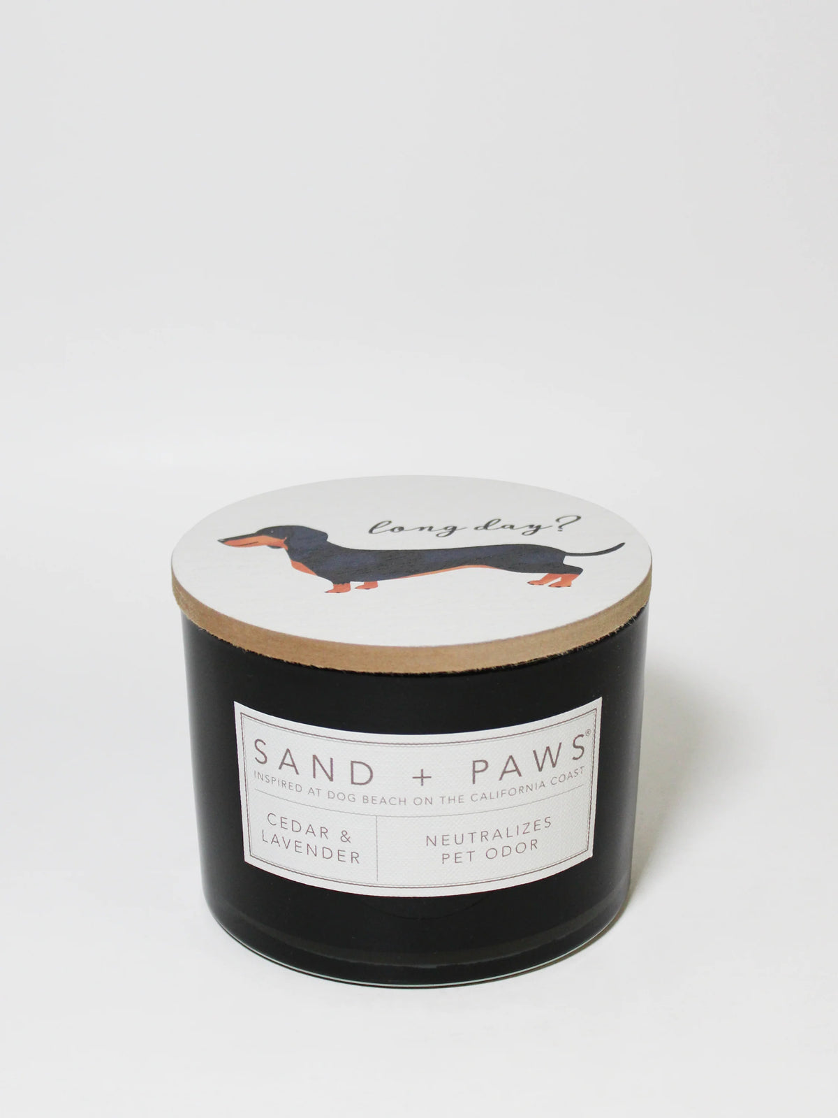 Sand + Paws Cedar & Lavender 12 oz scented candle